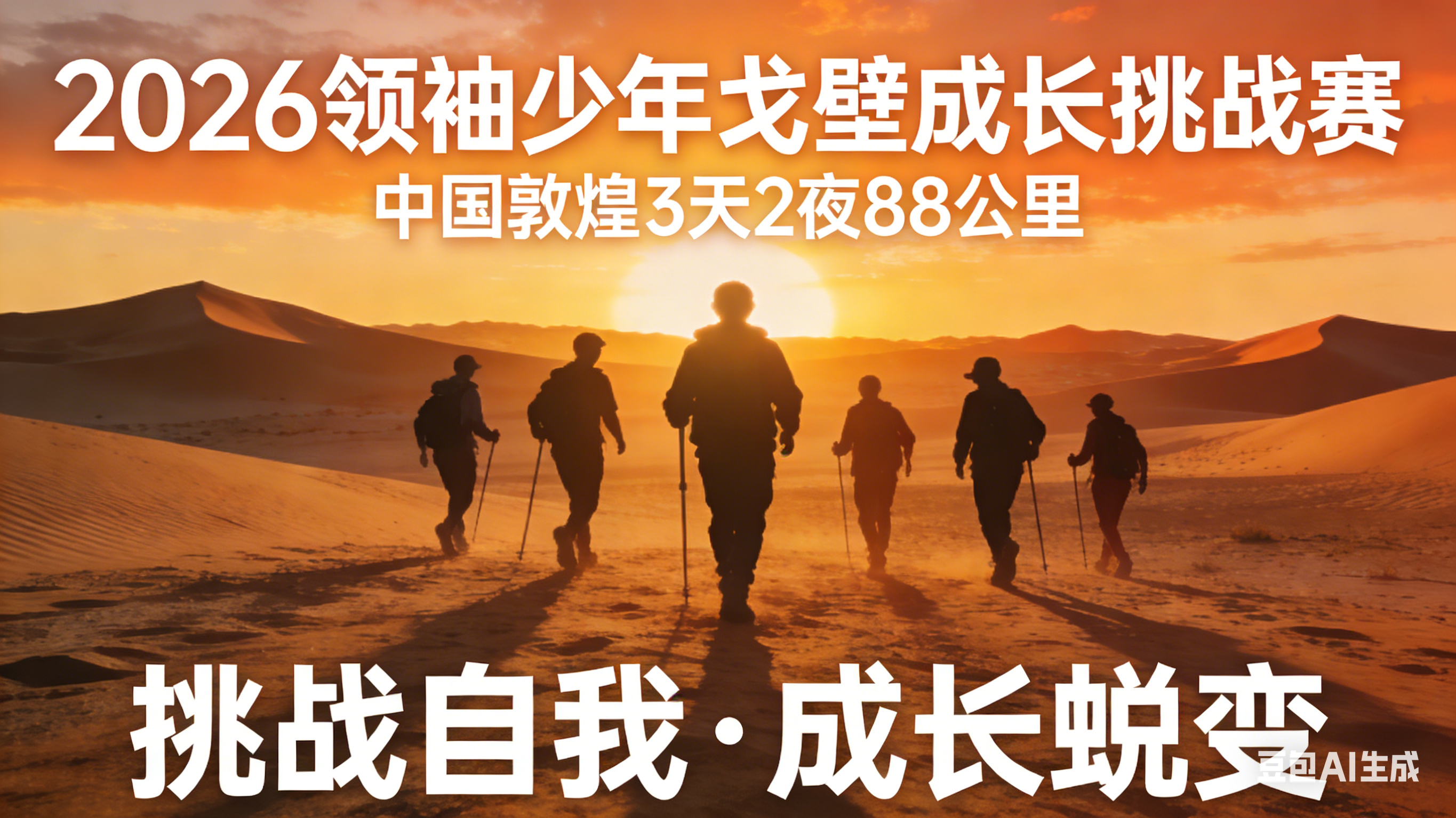 2026领袖少年戈壁戈壁成长挑战赛